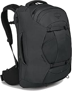 Osprey Farpoint 40L Men's Travel Backpack, Tunnel Vision Grey